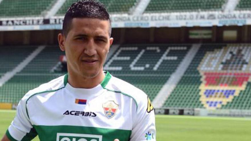 Fayçal Fajr, en su presentación con el Elche