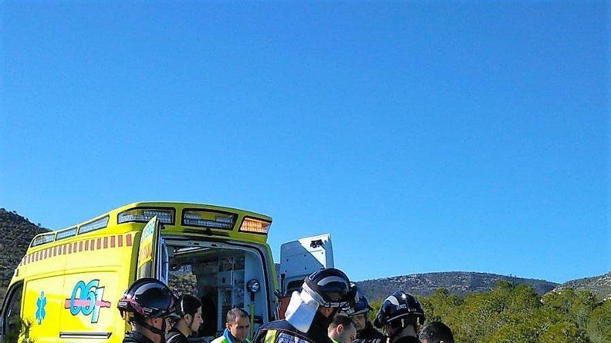 Rescatan a una senderista herida en Moratalla