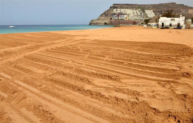 Visita de la Feht a la nueva Playa de Anfi Tauro