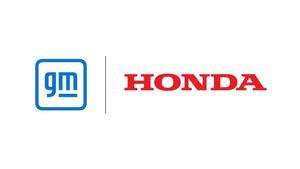 Logos de General Motors y Honda.