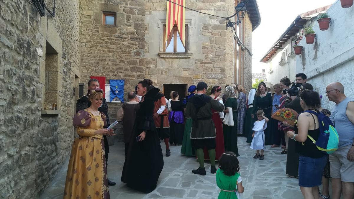Foto de archivo de las jornadas culturales celebradas en Urriés, de la Comarca de las Cinco Villas.