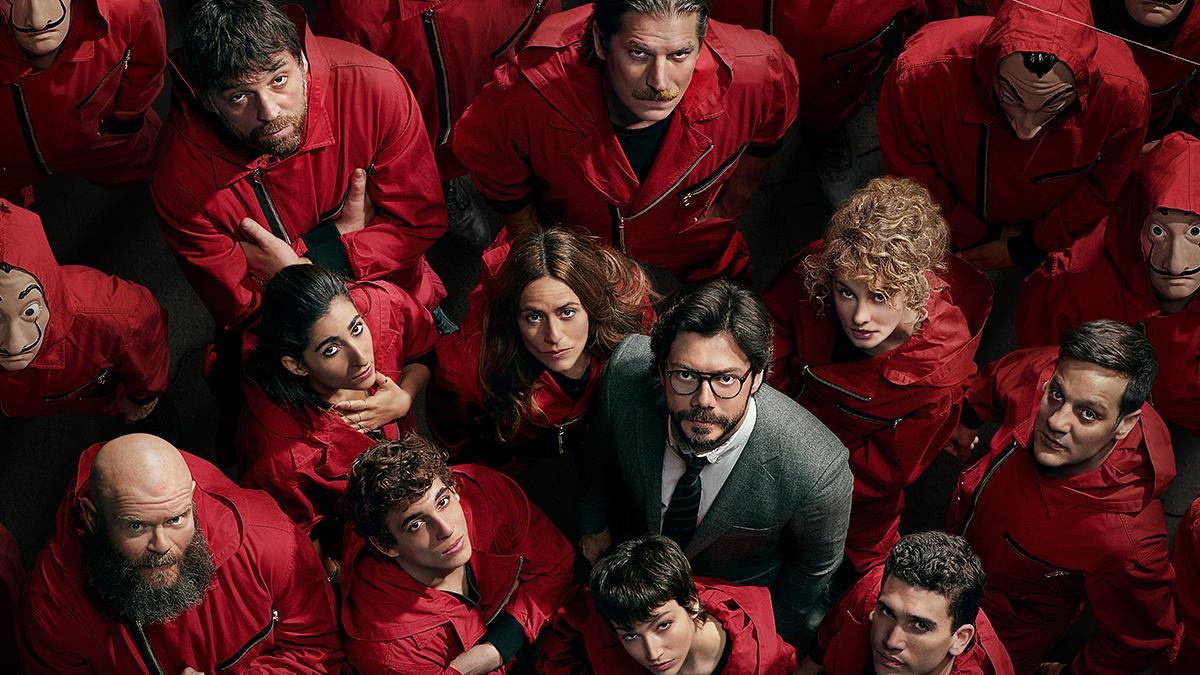 Una imagen del cartel de la serie 'La casa de papel', de Netflix