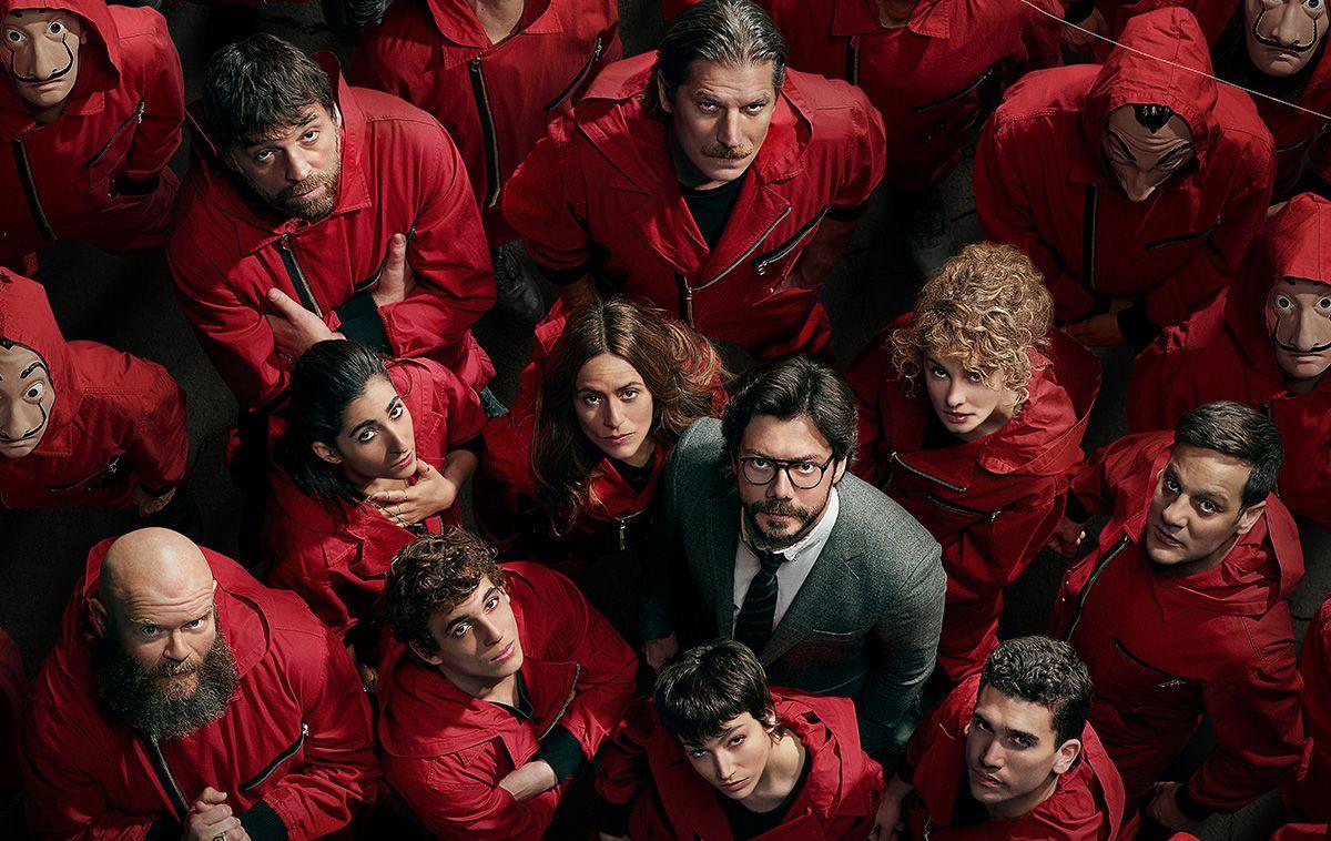 Una imagen del cartel de la serie 'La casa de papel', de Netflix