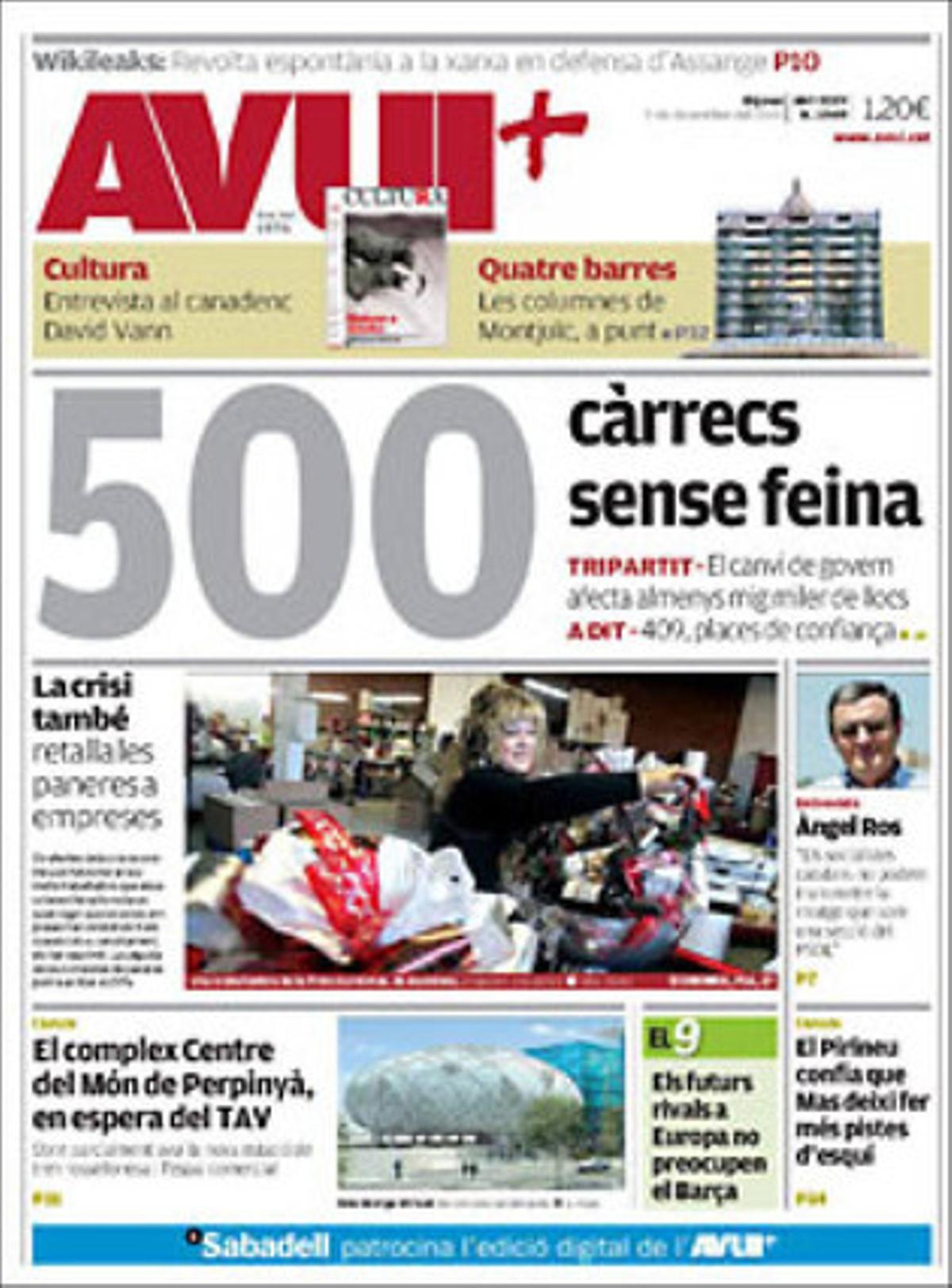 ’Avui’ també destaca en pàgines interiors que els cursos de trànsit no eviten les conduccions delictives.