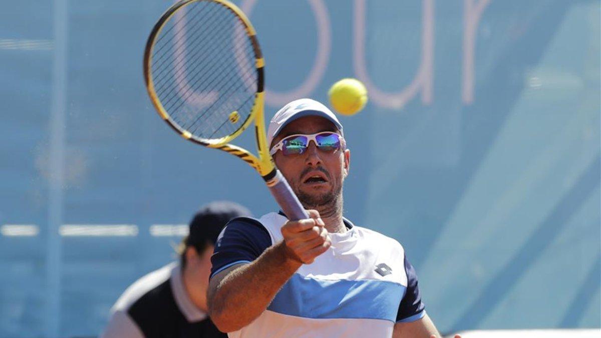 Troicki, en una imagen de hace unos días disputando el Adria Tour