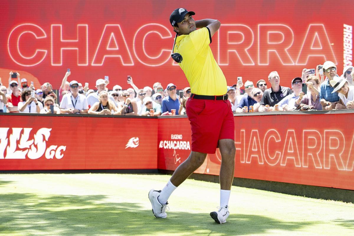 Chacarra jugó y ganó en el LIV Golf en 2024
