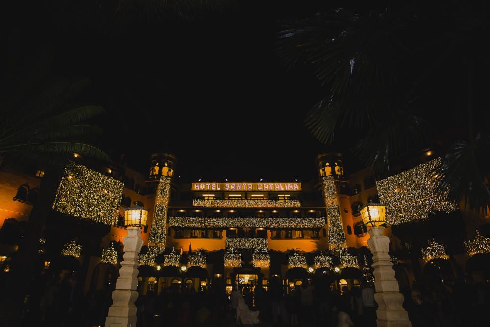 Encendido de las luces de Navidad en el Hotel Santa Catalina