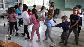 Compartir patio... y aulas