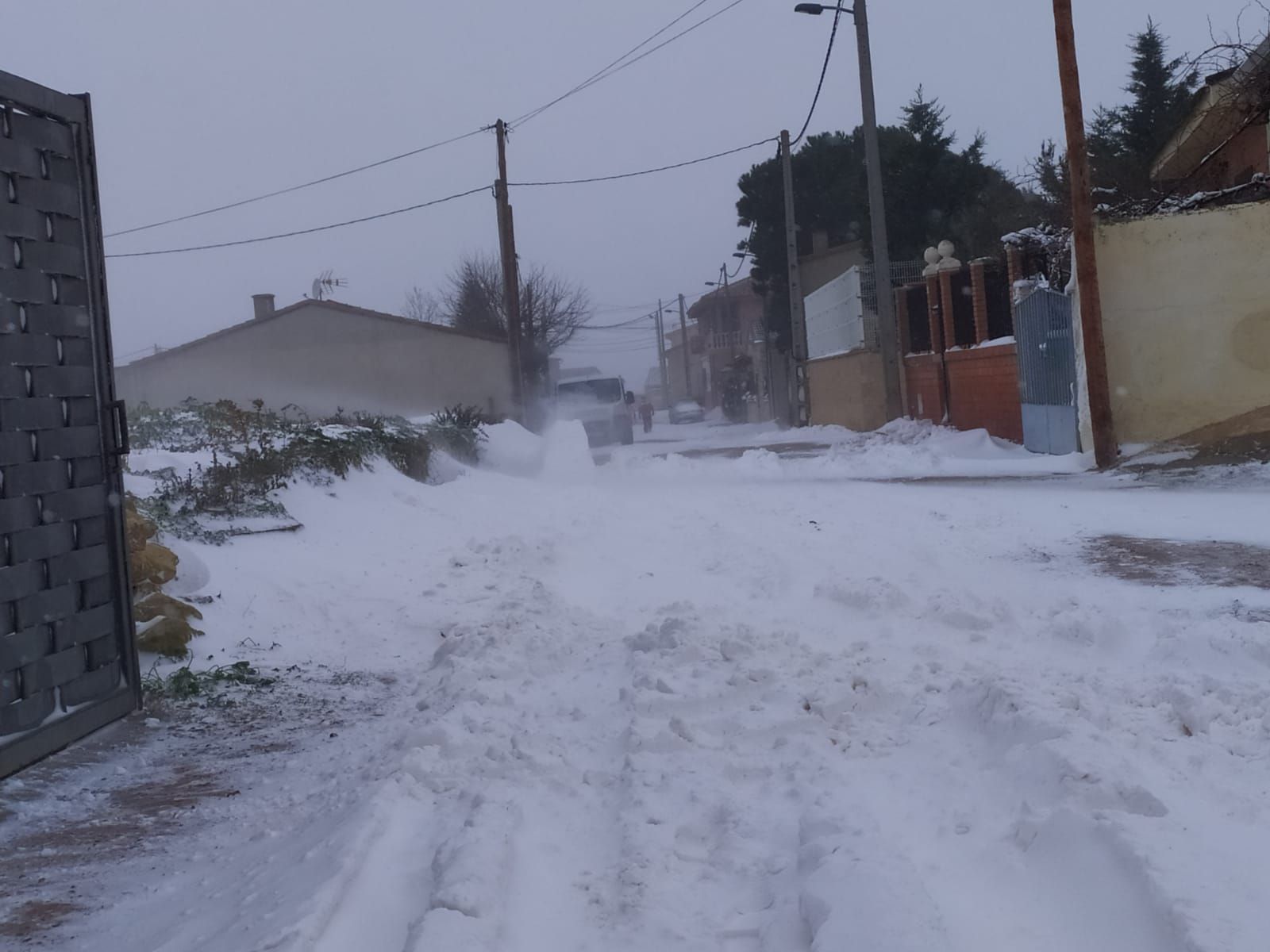 Borrasca Filomena en Zamora: Sanzoles, otra de las localidades cubiertas de blanco