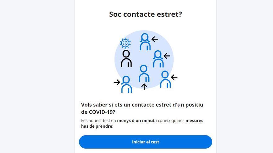 TEST | Com puc saber si soc contacte estret de covid?