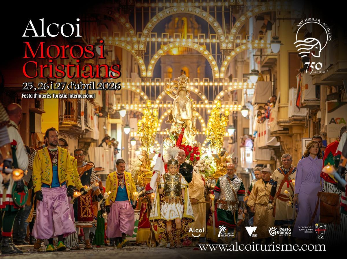 La imagen promocional de las Fiestas de Alcoy de 2026