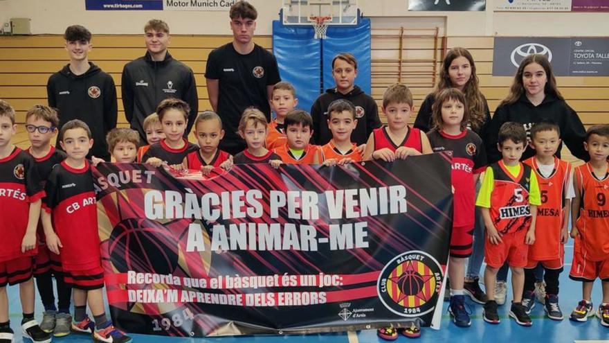 El Club Bàsquet Artés fomenta els valors de l’esport a la grada | ARXIU PARTICULAR