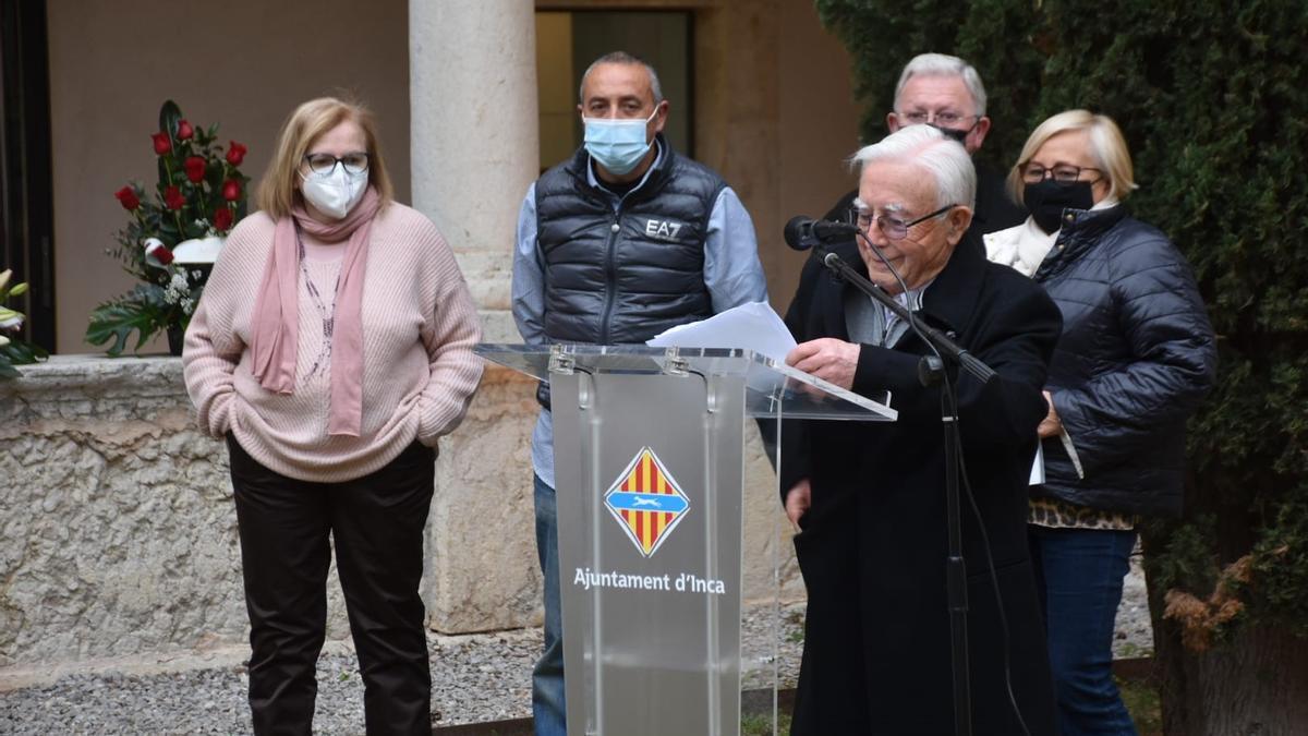 Un momento del acto celebrado el miércoles en el claustro de Sant Domingo de Inca.