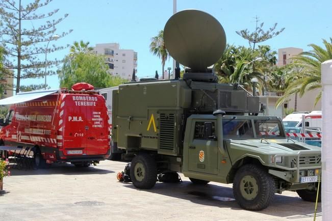 Derrumbe de un edificio de viviendas en Los Cristianos