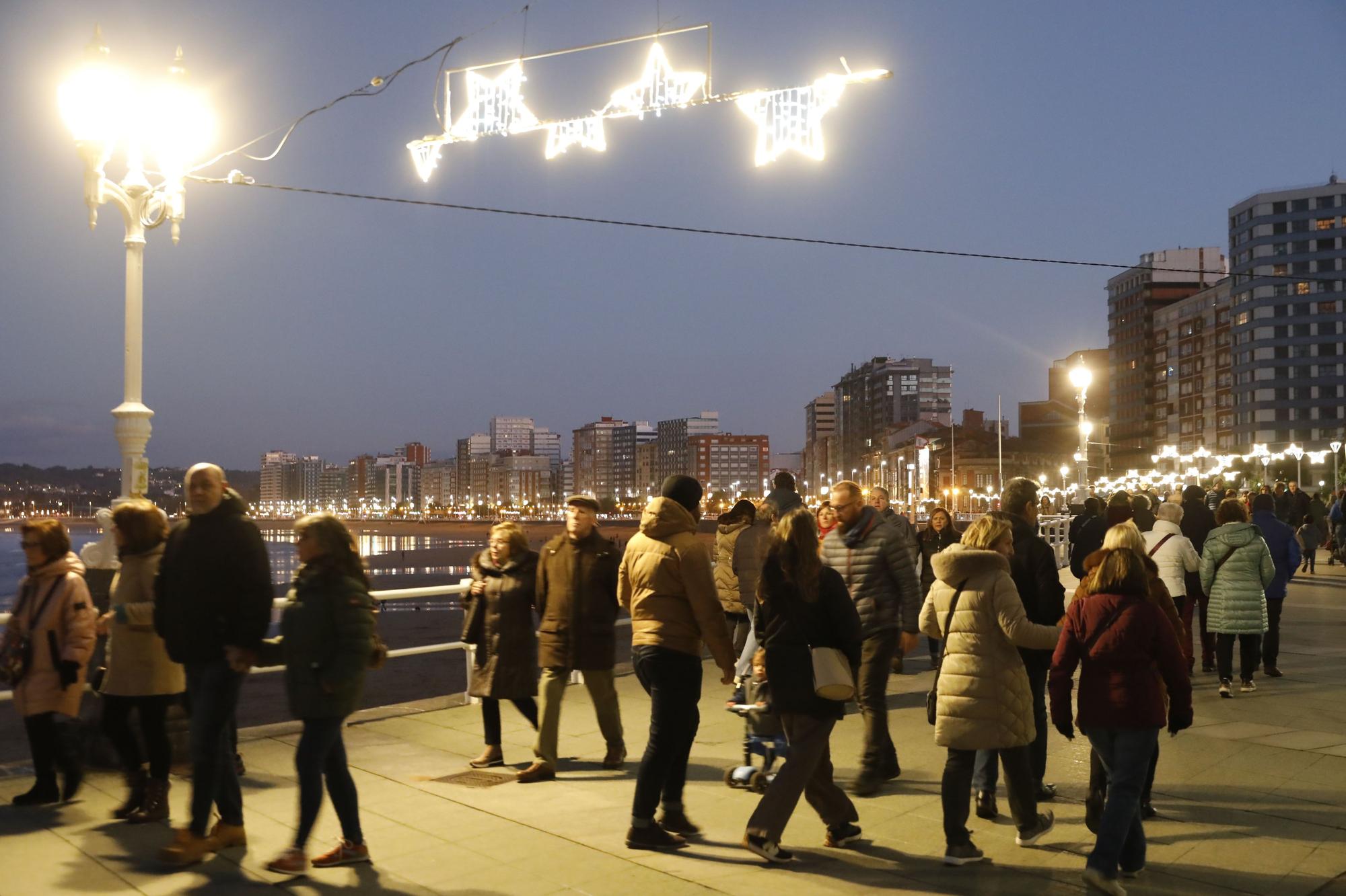 Luces de Navidad en Gijón