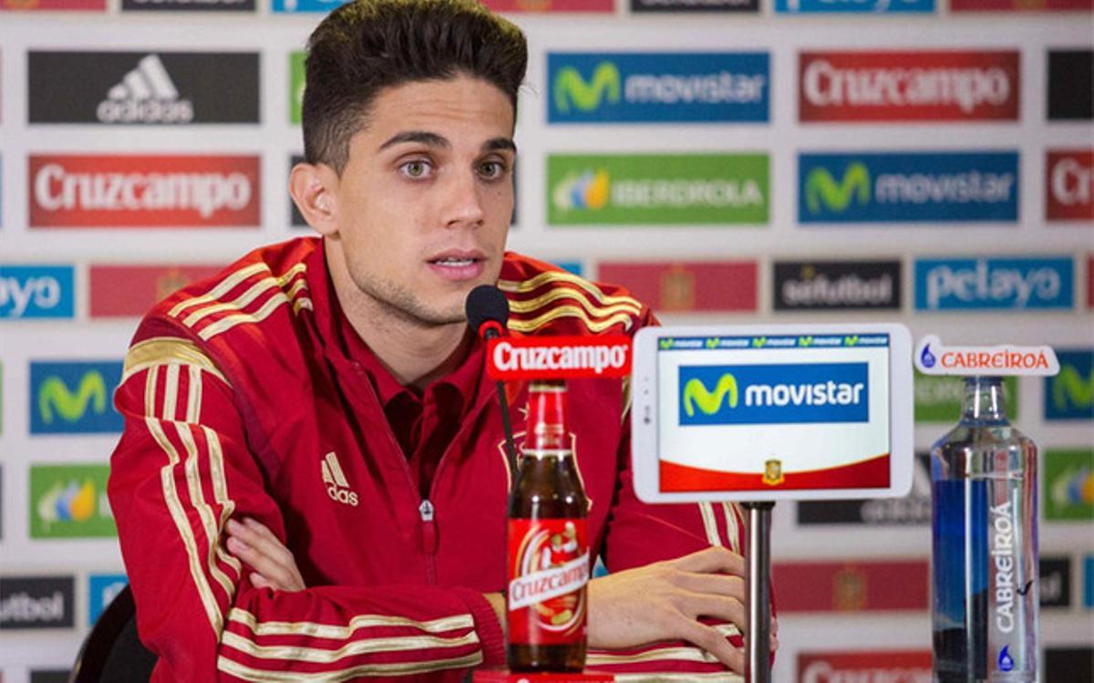 Marc Bartra está con la selección española