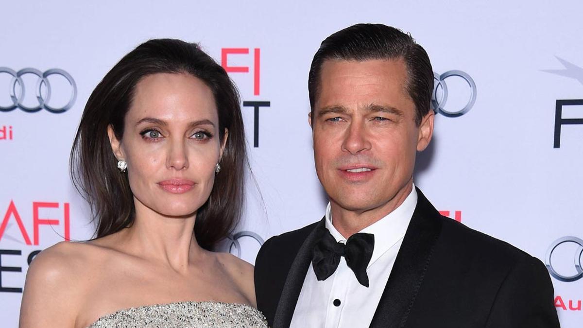 Angelina Jolie y Brad Pitt en un estreno juntos