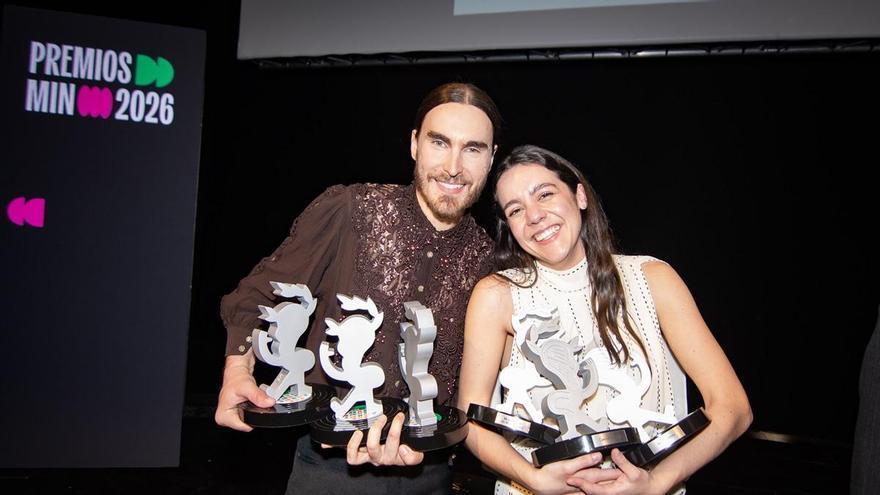 Valeria Castro y Carlos Ares se llevan tres estatuillas cada uno y triunfan en los Premios de la Música Independiente en Córdoba