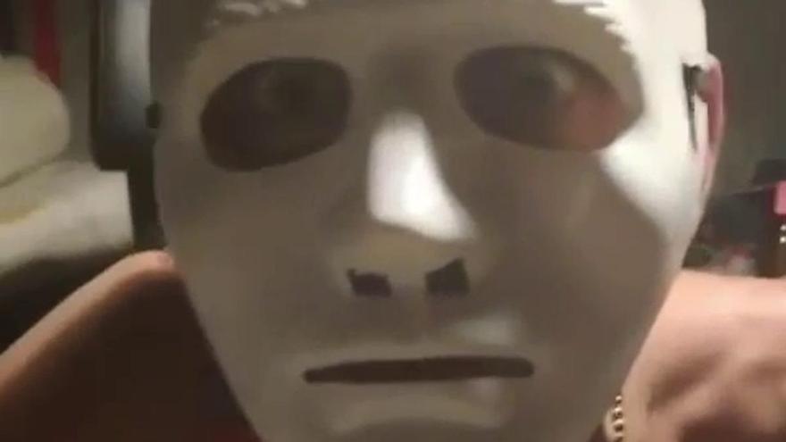 La careta que delató al ladrón en La Laguna