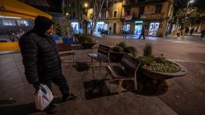 Una persona sense llar mor en plena onada de fred