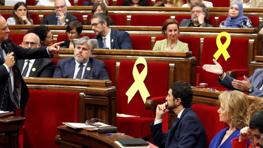 El Parlament de Cataluña.