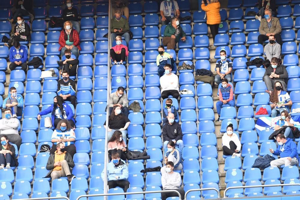 1º partido de la era Covid con público en Riazor