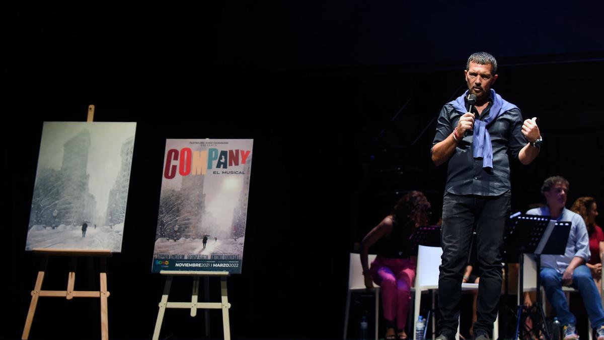 Antonio Banderas presenta el musical 'Company' en el Teatro Soho CaixaBank