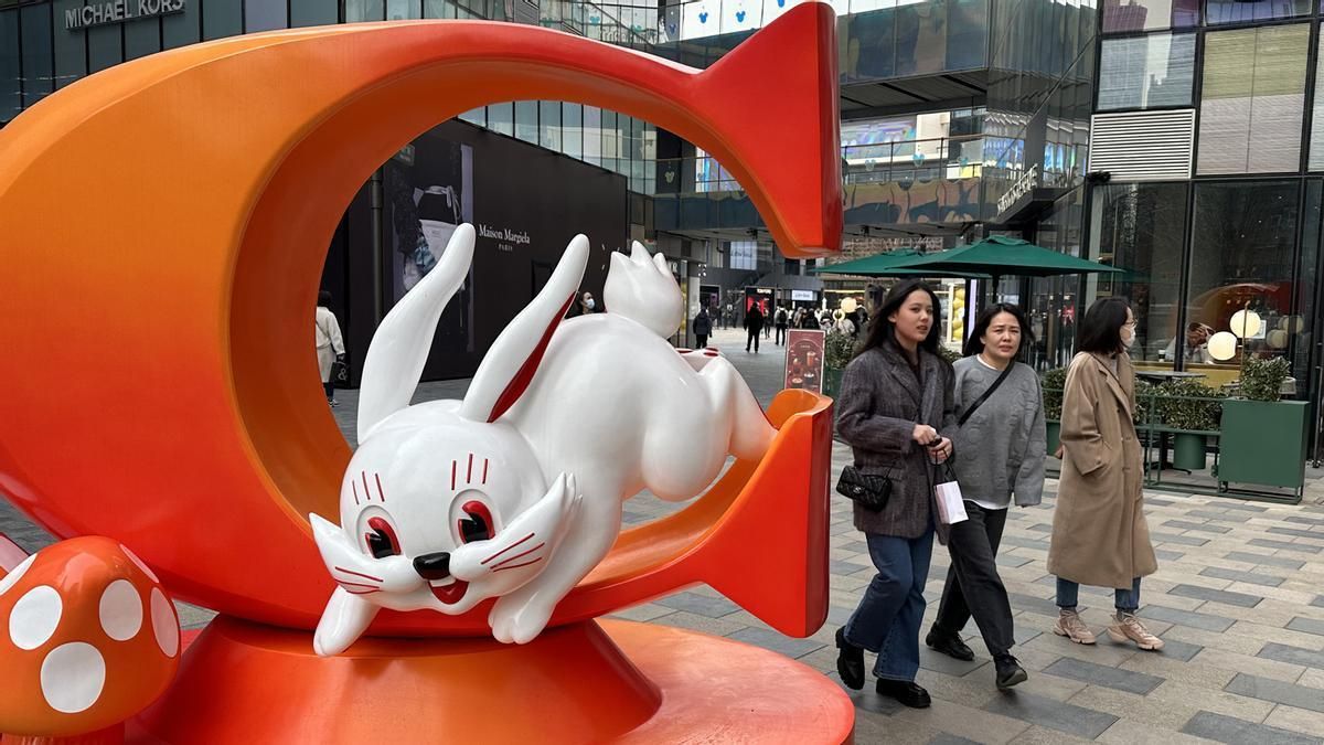 El conejo es el animal este año del calendario lunar chino.