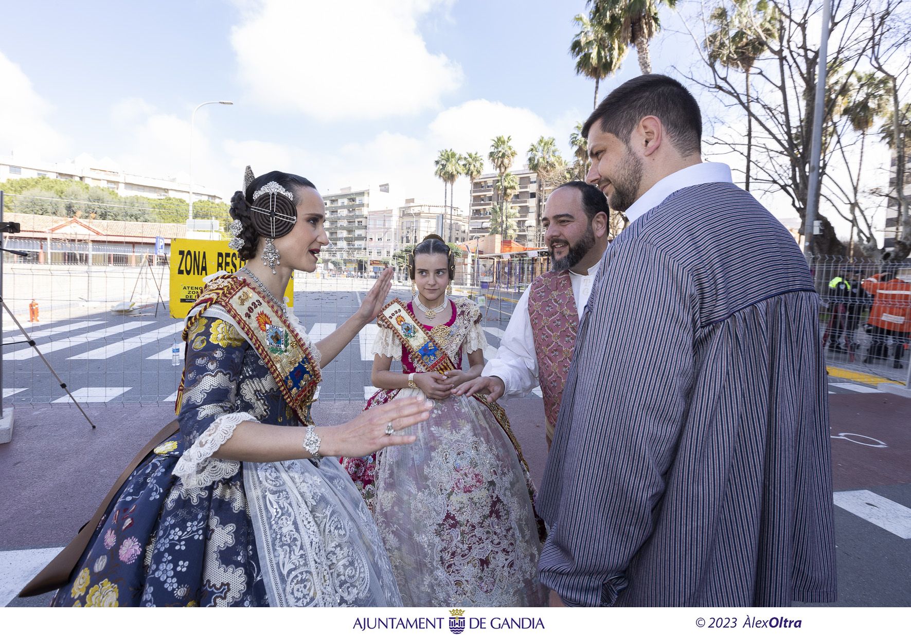 El ambiente de la mañana del jueves en las Fallas de Gandia