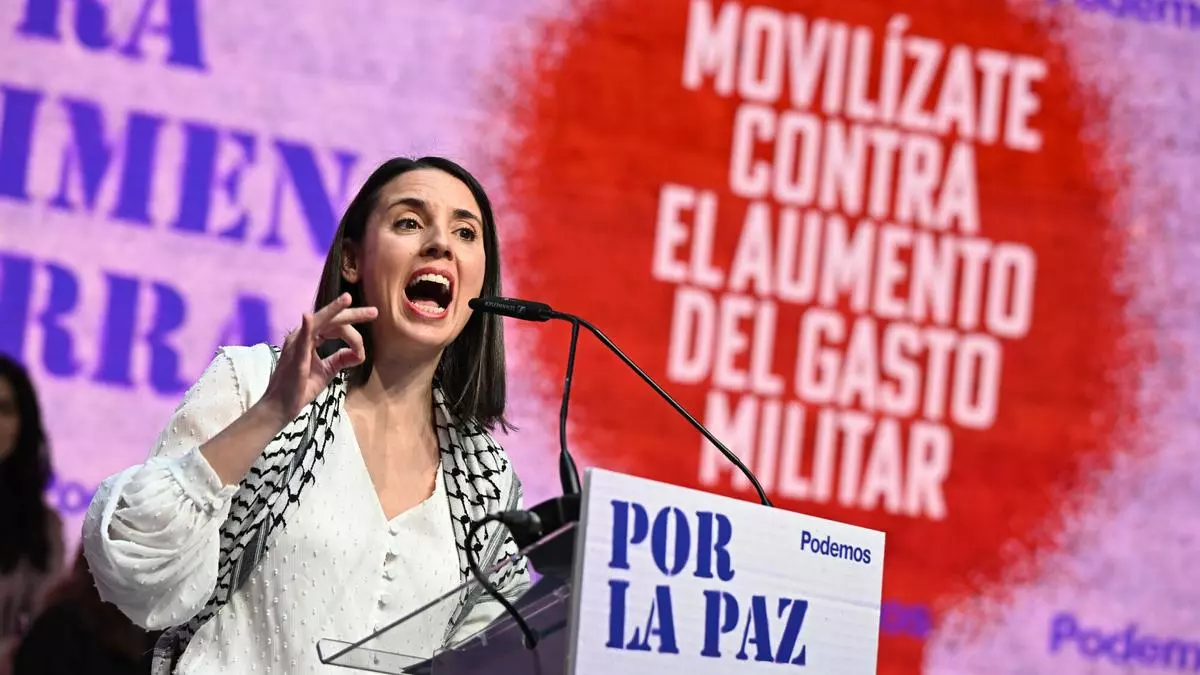 Podemos apuesta por Irene Montero para las generales tras descartarla en 2023 por la "reacción machista y feroz" al ser pareja de Iglesias