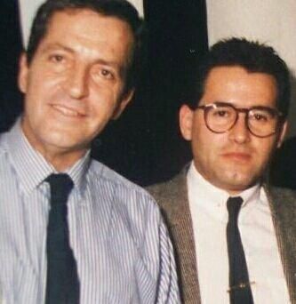 LA "SEGUNDA PARTE" DE GONZÁLEZ. El hoy concejal popular José Ramón González, a la derecha de Adolfo Suárez, ya fue edil alicantino entre 1987 y 1991 en la última etapa del alcalde Lassaletta.