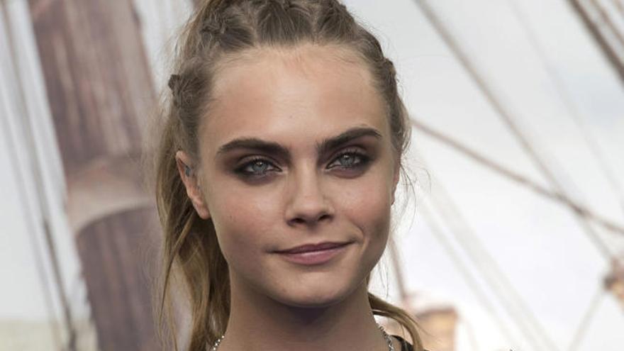 La modelo y actriz británica Cara Delevingne