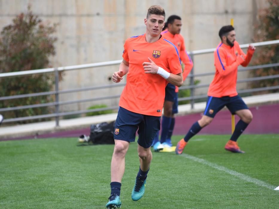 Entrenament del Barça juvenil