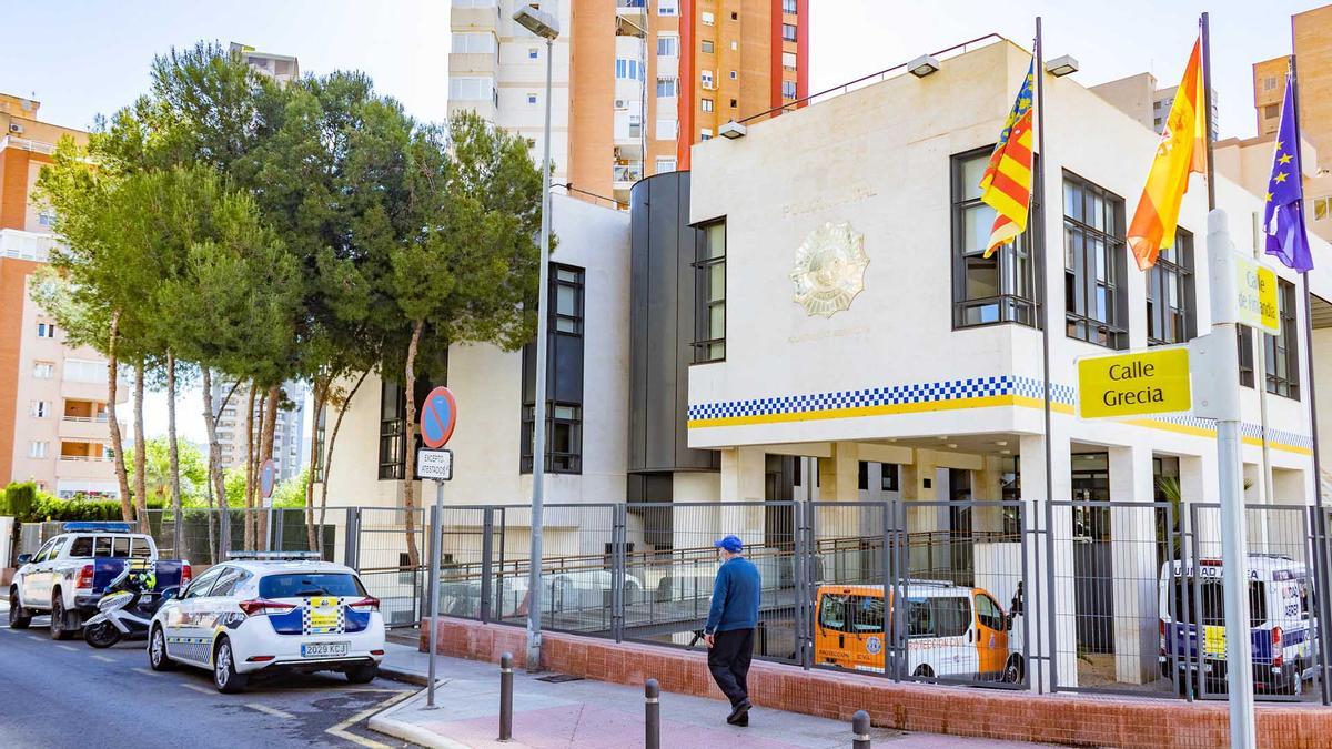 La central de la Policía Local de Benidorm.