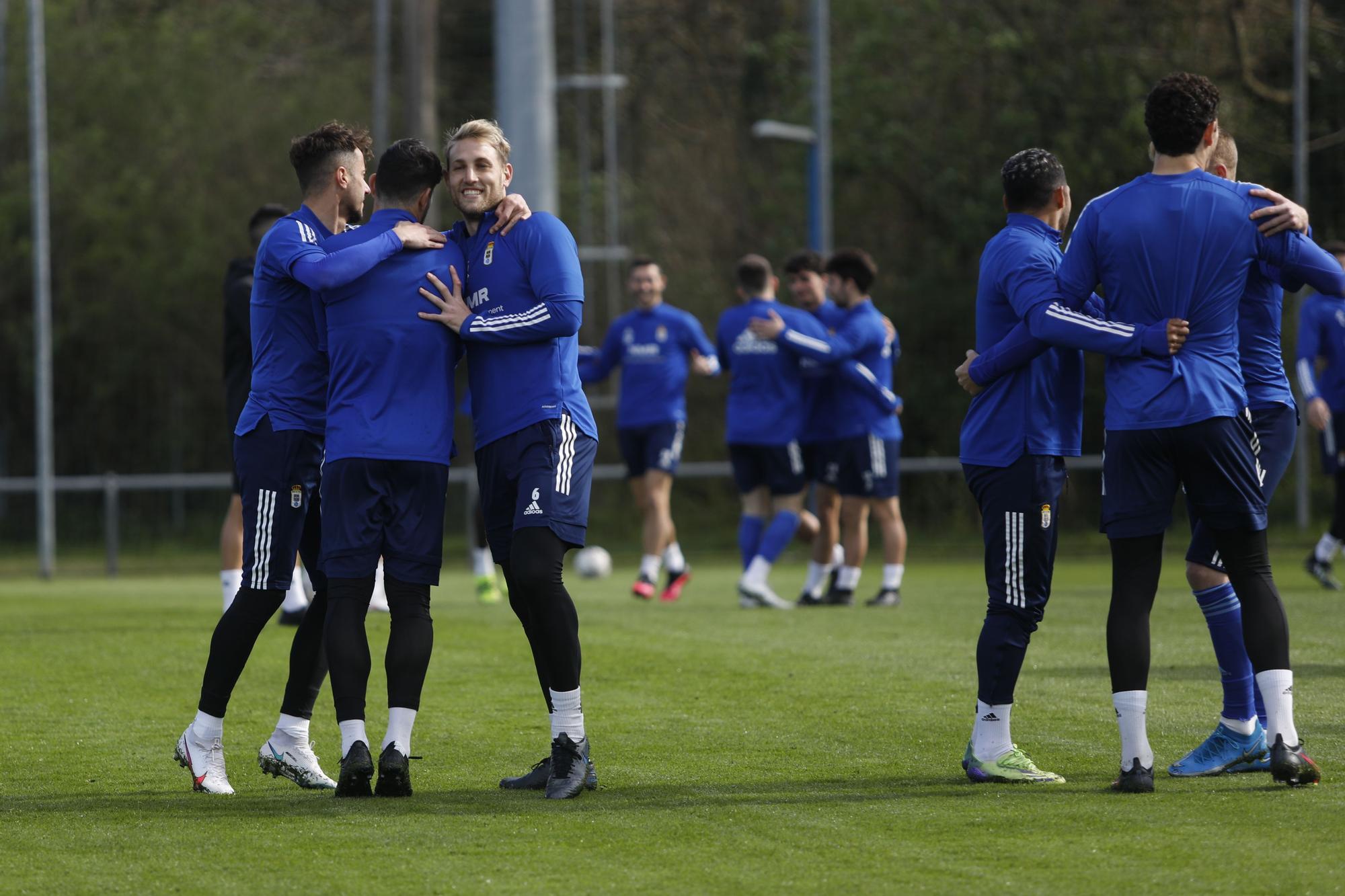 El entrenamiento del Oviedo