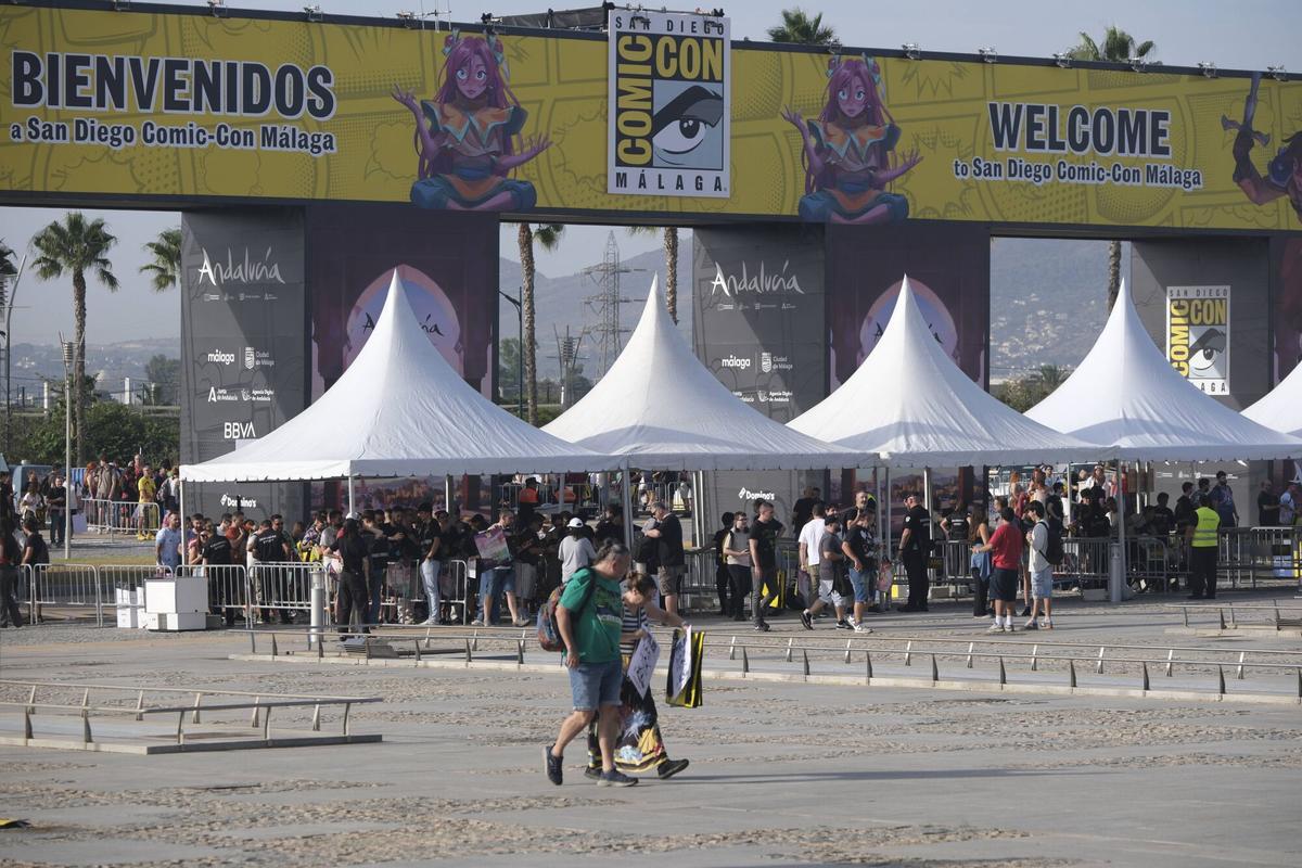 Primer día de San Diego Comic Con en Málaga, el 1 de octubre de 2026