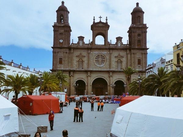 Día del patrón de los bomberos en la capital grancanaria