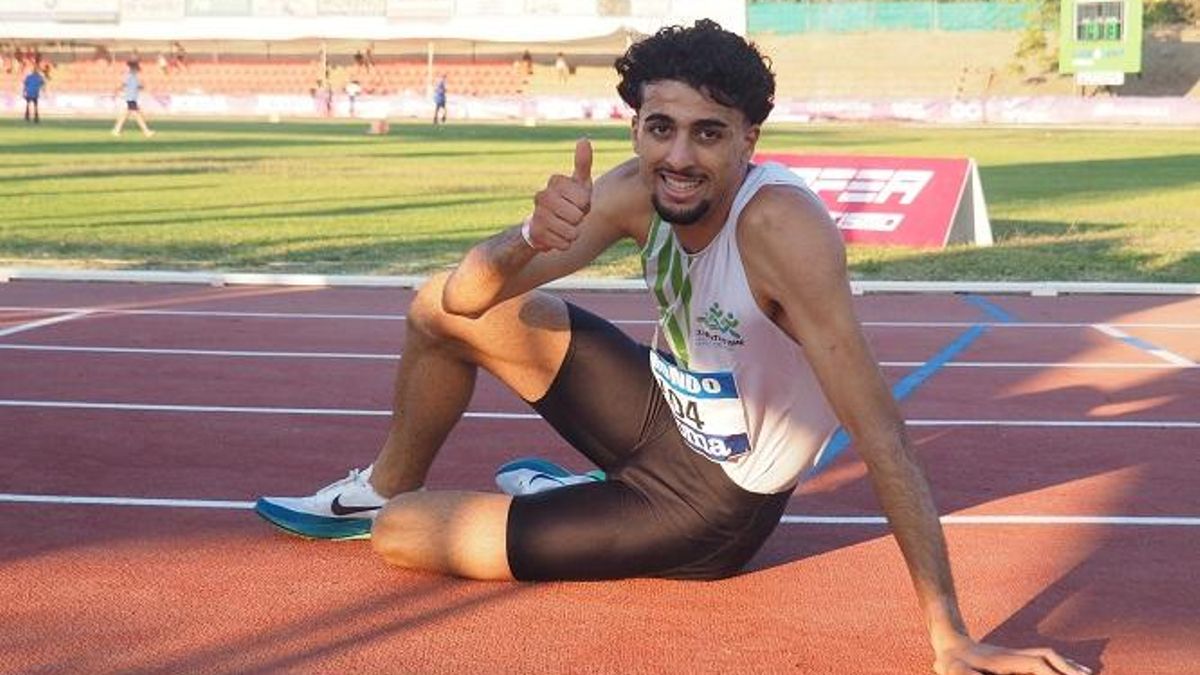 Bakr El Asri, campió d'Espanya sub20 de 3.000 obstacles