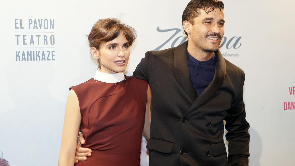 Verónica Echegui y Álex García en el estreno de  'El Amante'