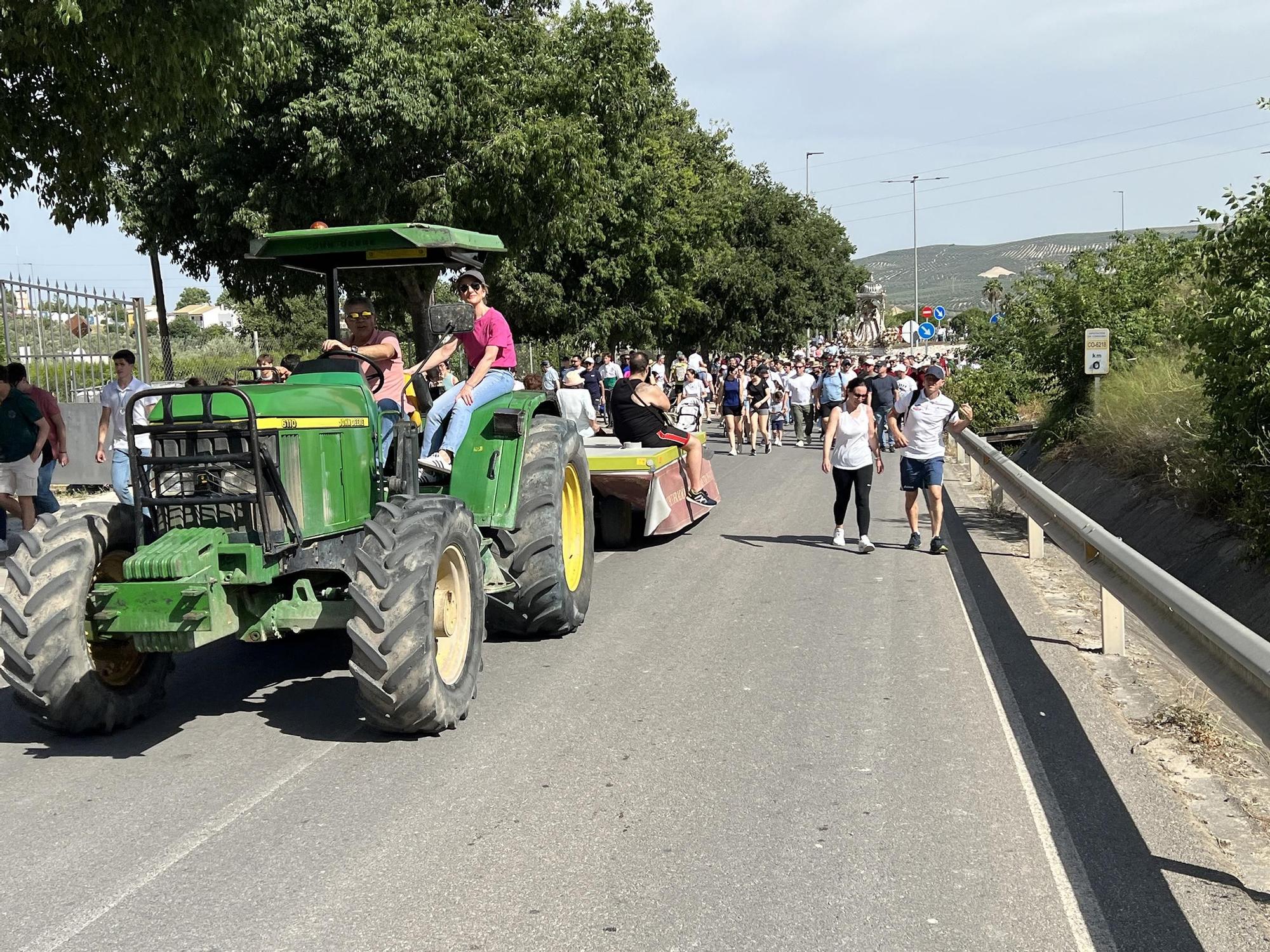 La Virgen de Araceli de Lucena regresa a su Santuario en la Romería de Subida