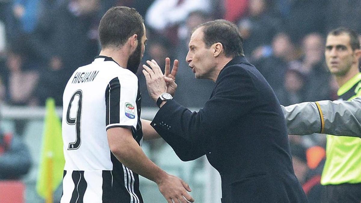 Allegri tiene plena confianza en Higuaín