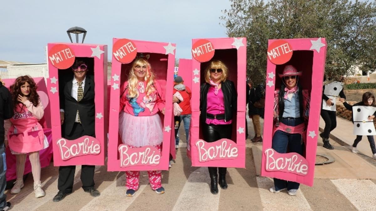 Barbies en el Carnaval de Formentera del año pasado