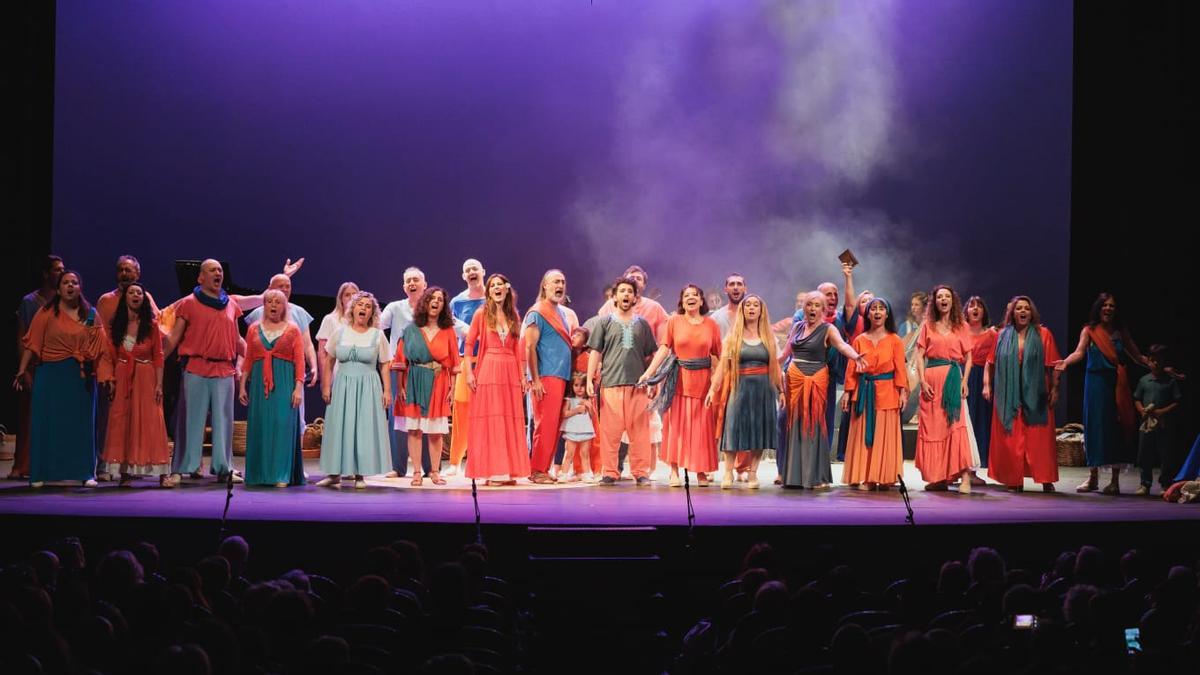 La formación, durante una de sus funciones