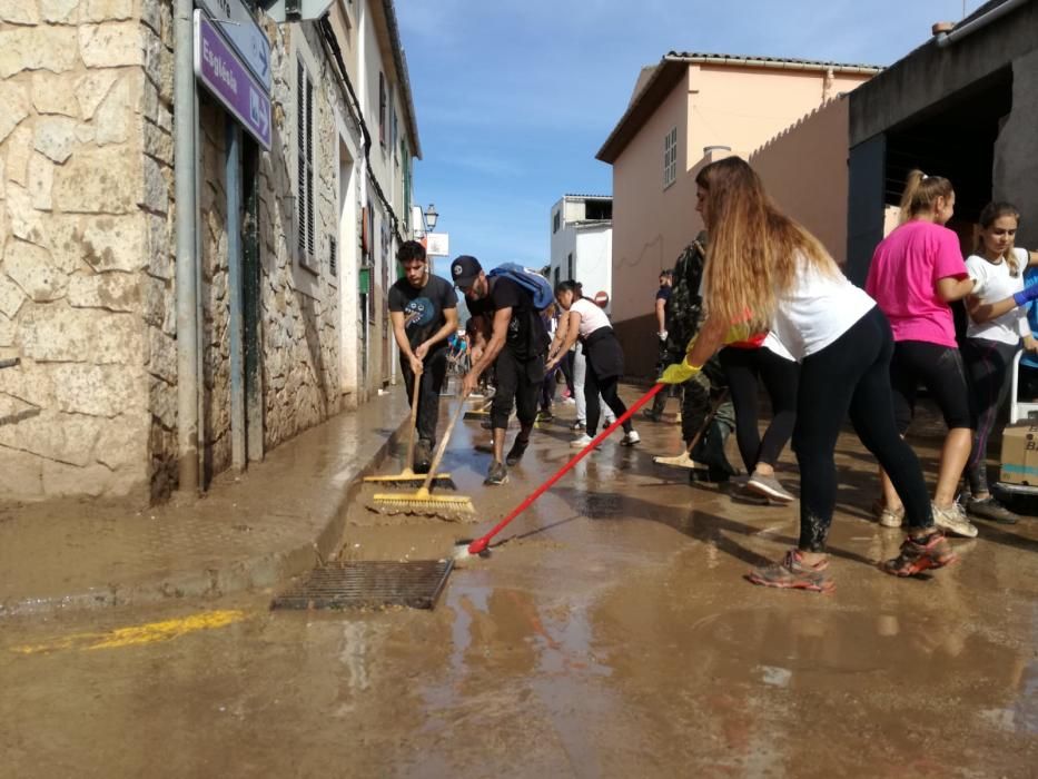 Una riada de solidaridad inunda Sant Llorenç