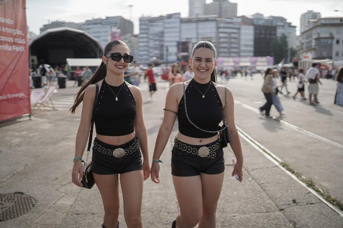 Público en la segunda jornada del Morriña Fest en el Muelle de la Batería en A Coruña