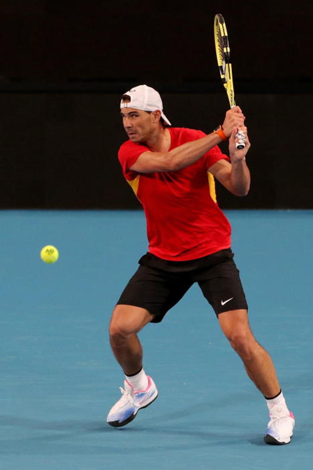 Entrene Rafa Nadal y Bautista en Australia para Co