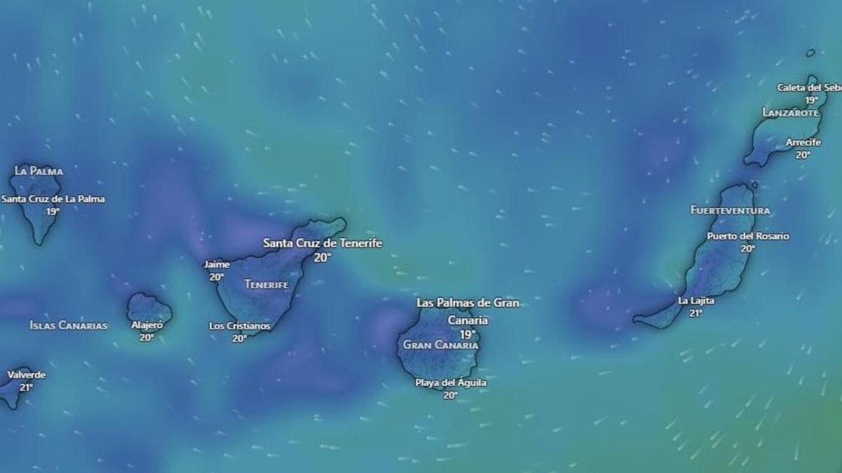 Canarias disfrutará este viernes 1 de mayo de cielos poco nubosos y un ligero aumento de las temperaturas máximas, según la Aemet