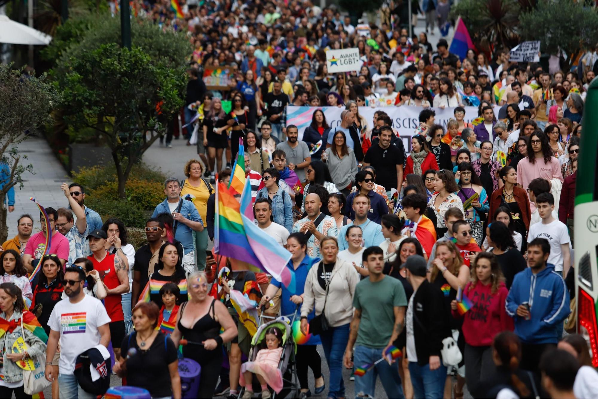 Las mejores imágenes de la manifestación del Orgullo Crítico en Vigo