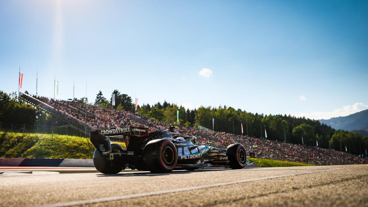 Kimi Antonelli, al volante del Mercedes W17