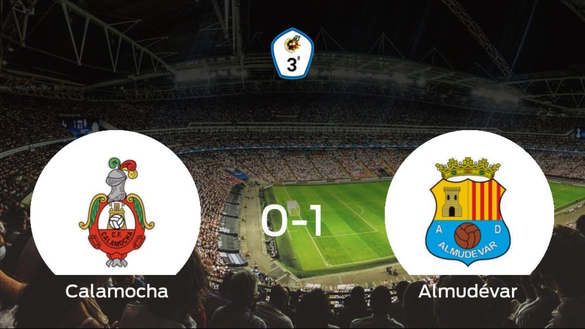 El Almudévar se lleva tres puntos a casa tras vencer 0-1 al Calamocha